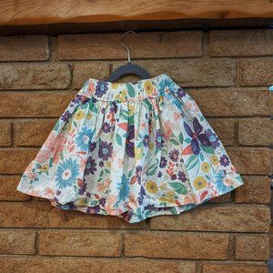 Hanna Andersson -- Skirt --Flower Pattern. Girls Size 8